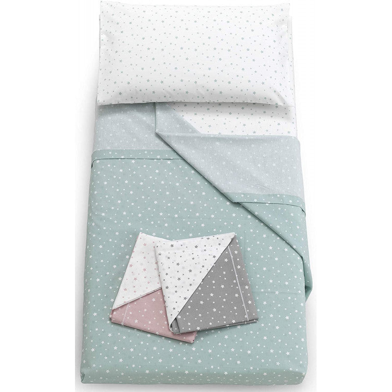 Set Lenzuola per Lettino Grigio - 2