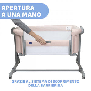 Culla Next2Me Magic Evo Chicco Grey Mist - 4