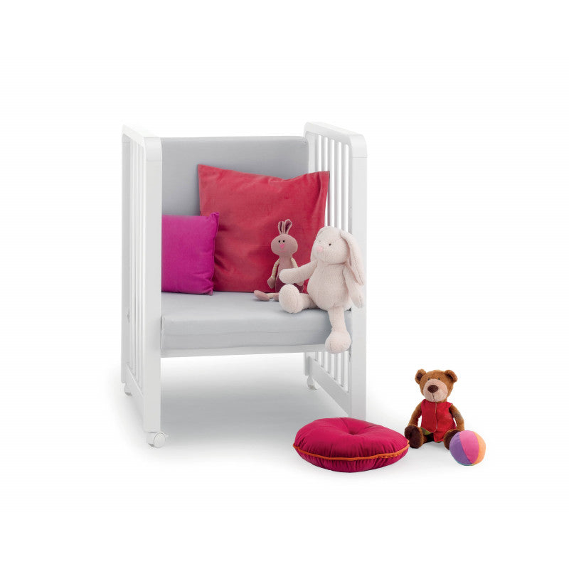 Lettino Glam con Piumone Classico - Grigio - 11
