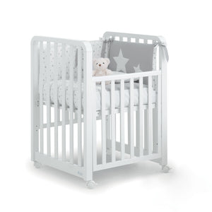 Lettino Glam con Piumone Classico - Bianco/Naturale - 4