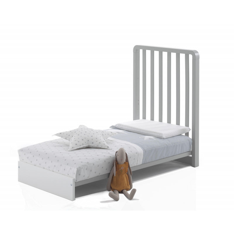 Lettino Glam con Piumone Classico - Bianco/Naturale - 10