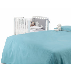 Lettino Glam Bianco Naturale con Piumone Glammy - 4