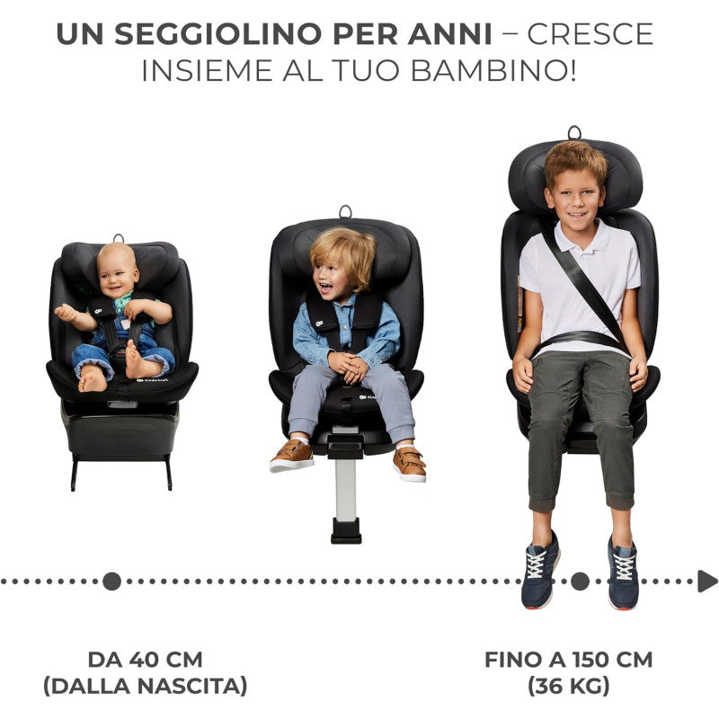 Seggiolino auto I-360 i-Size grey 40-150 cm - 2