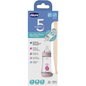 Biberon Chicco Perfect 5 - 300 ml - Rosa Kiss Me - 3