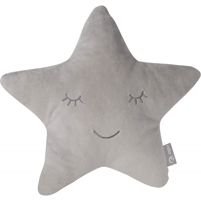 Morbido Cuscino A forma di Stella Grigio