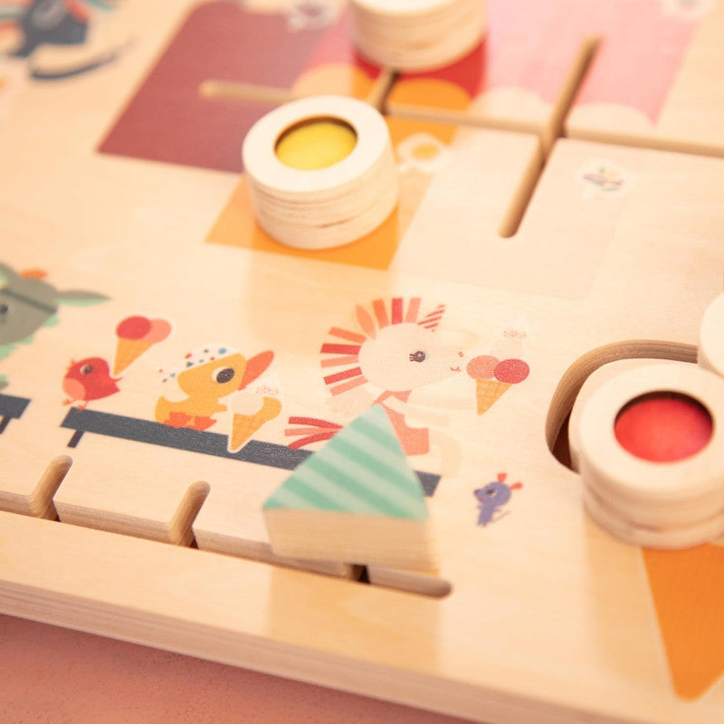 Pannello di Scoperta - Puzzle in Legno educativo - 4
