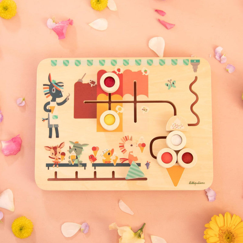 Pannello di Scoperta - Puzzle in Legno educativo - 6