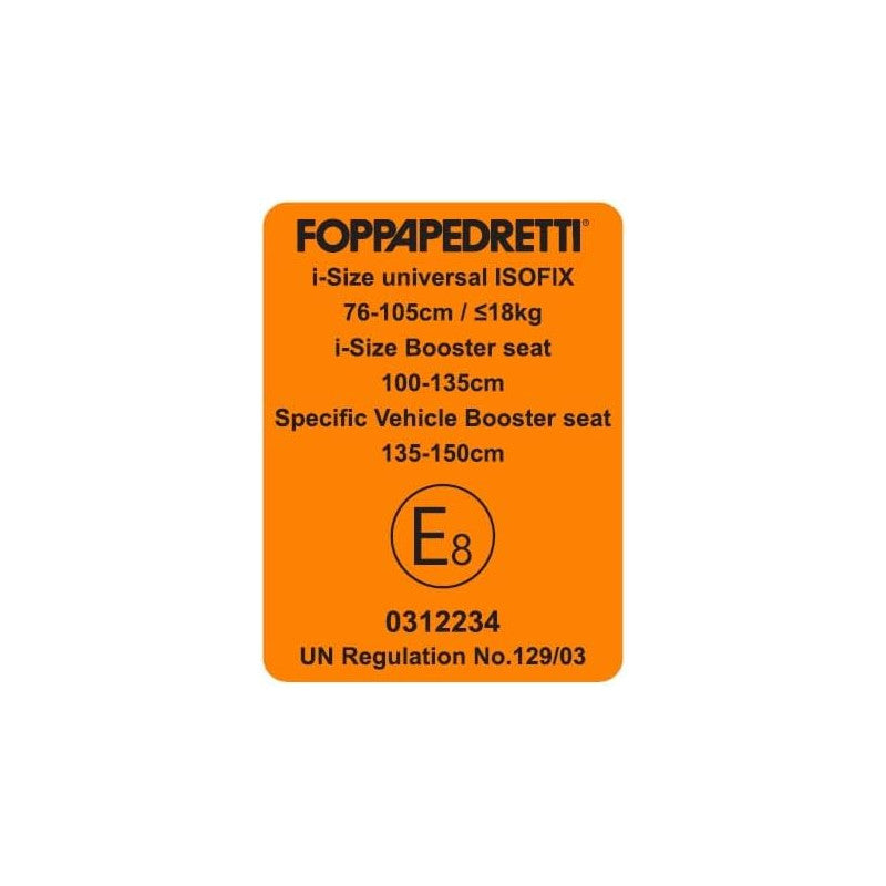 Seggiolino Run Foppapedretti Desert 76 - 150 cm I-Size - 6