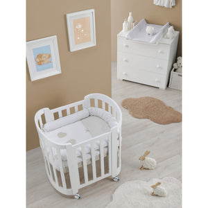Lettino Evolutivo Sweet Erbesi Completo Grigio - 5