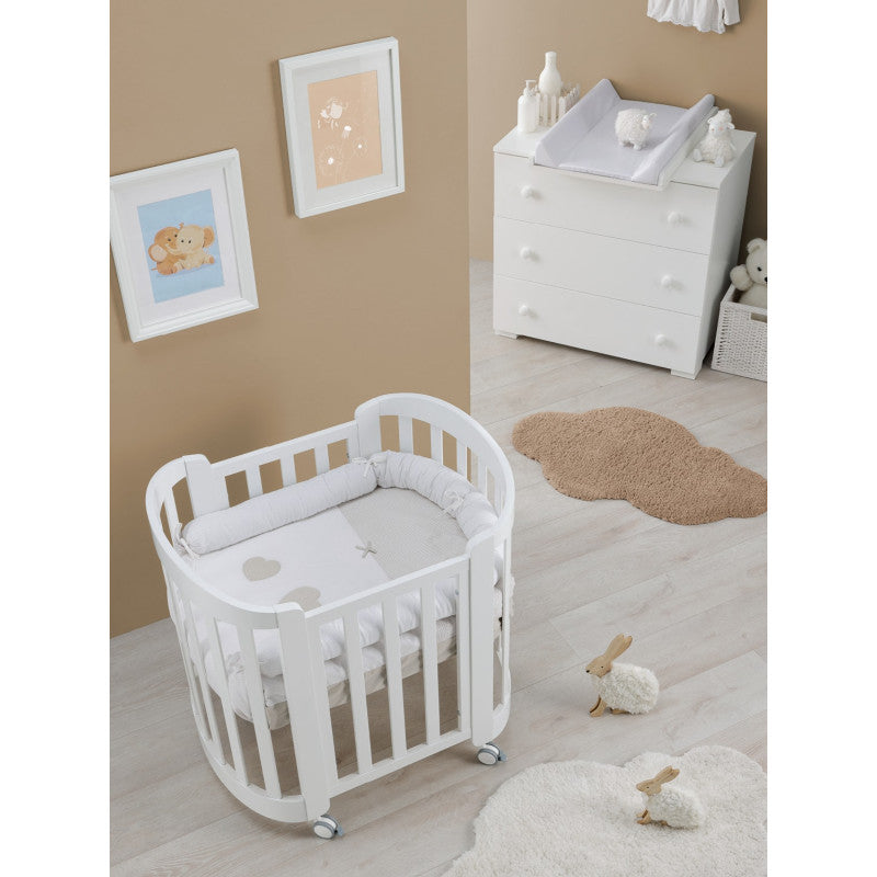 Lettino Evolutivo Sweet Erbesi Completo Grigio - 5