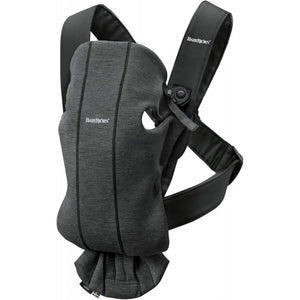 BabyBjorn Marsupio Mini Jersey 3D Characoal Grey