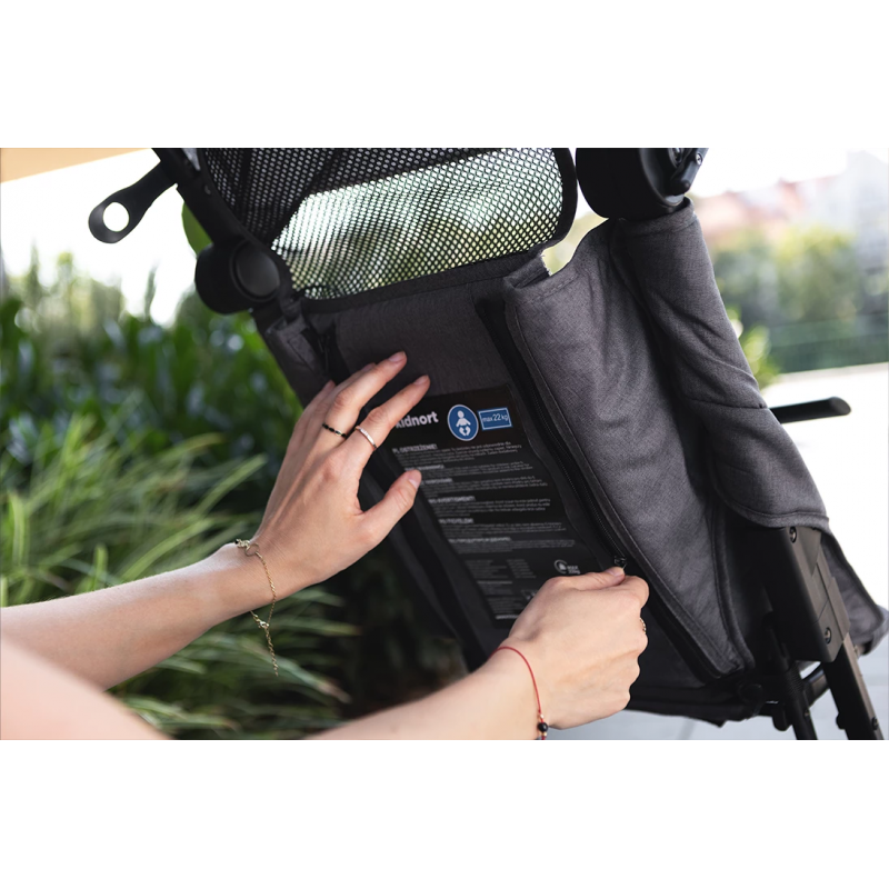 Passeggino Kidnort Ultraleggero Snopetrel Grey - 11