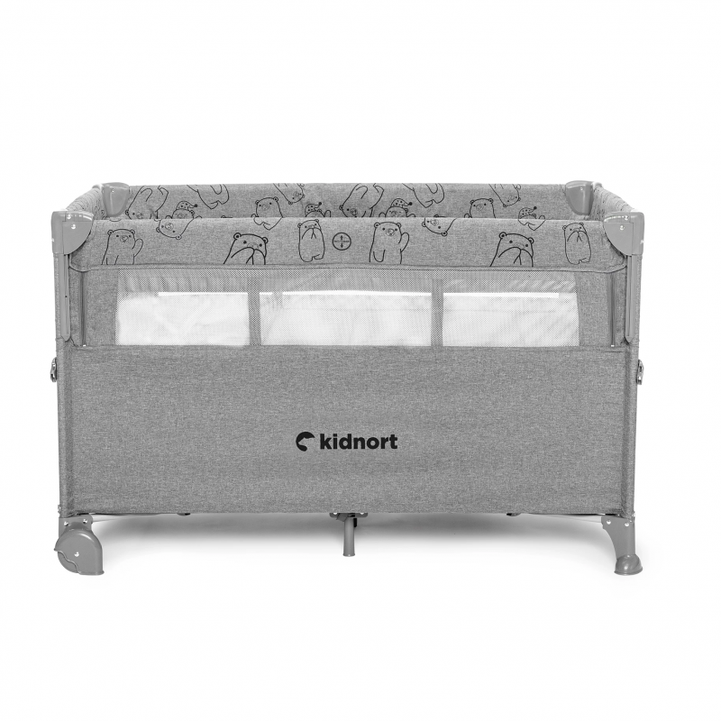 Lettino Da Campeggio Kidnort Stugan Light Grey - 10