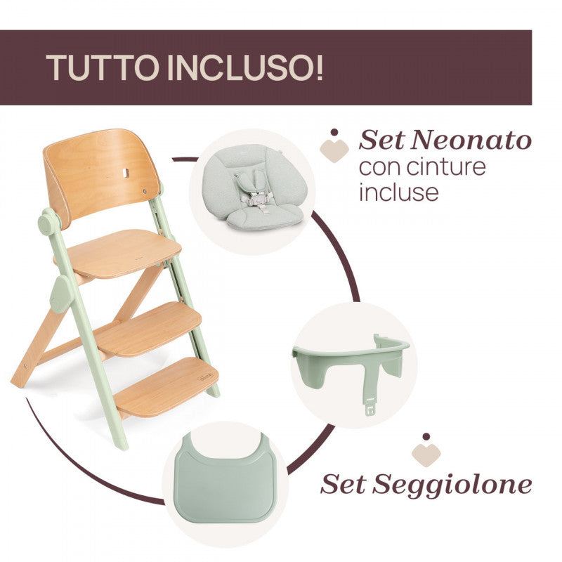 Sedia Evolutiva Chicco Meraviglia Olive - 8