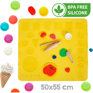 Set Play-Doh - Tappetino creativo 3D con 12 barattoli - 9