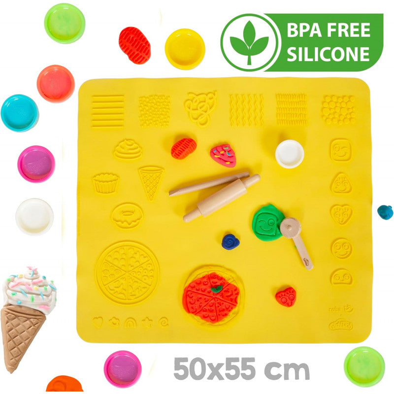 Set Play-Doh - Tappetino creativo 3D con 12 barattoli - 9