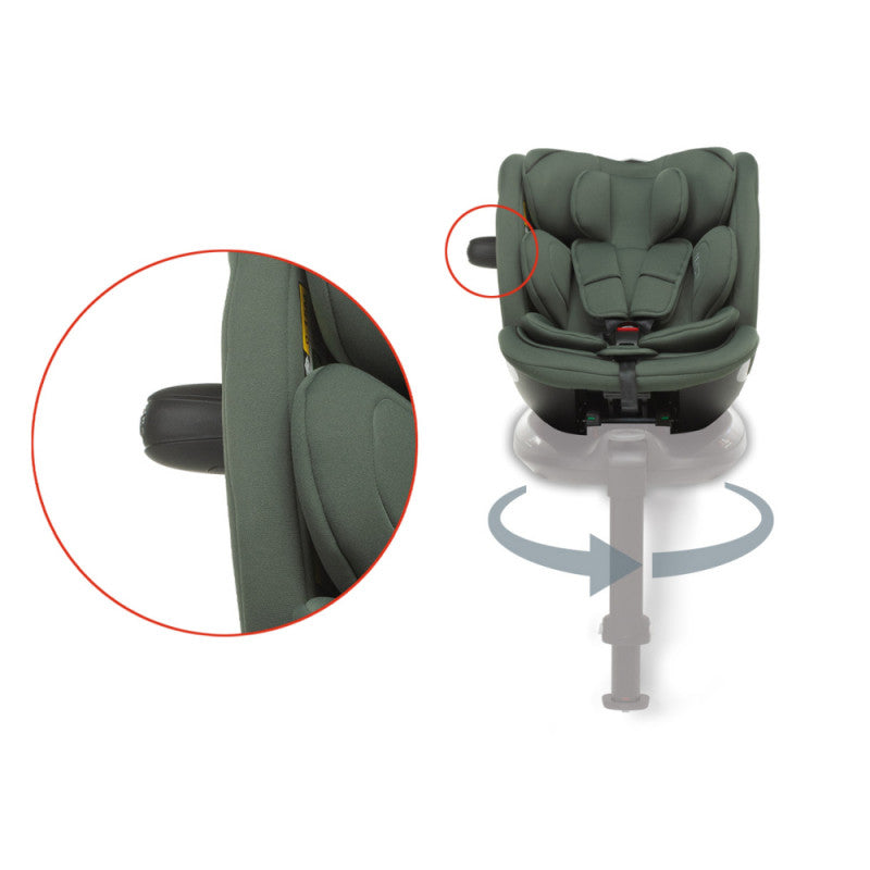Seggiolino auto Disk Grow i-Size Foppapedretti Desert - 4
