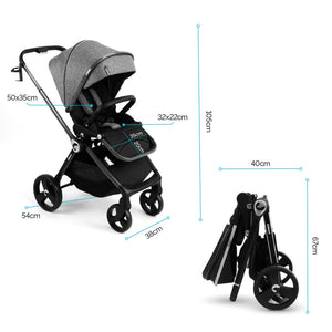 Lettino completo Web con Passeggino 2in1 Isbjiorn Green - 20