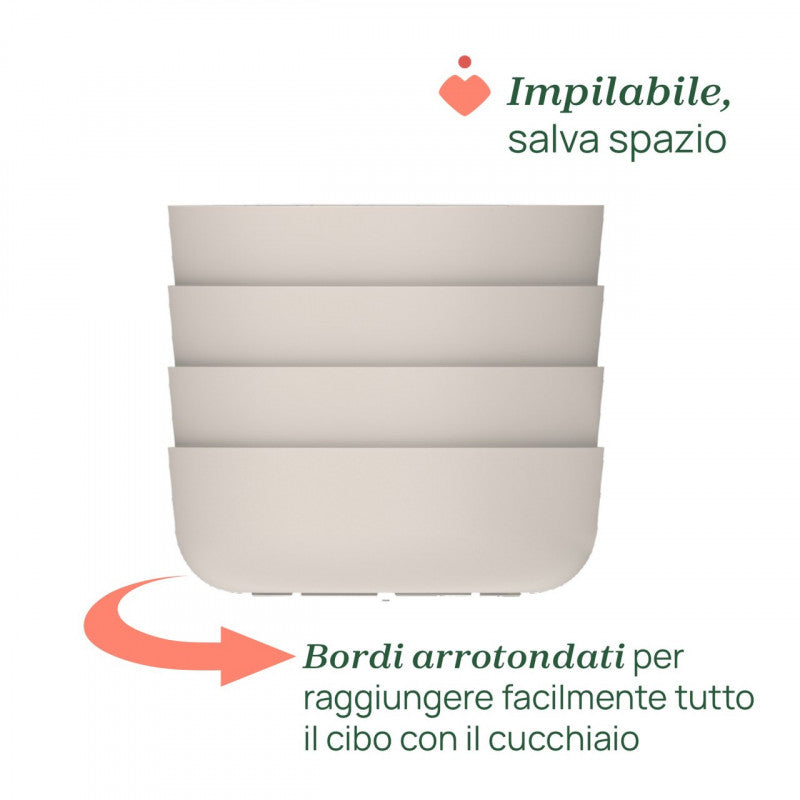 Ciotola con coperchio Grigio 6m+ Chicco - 2