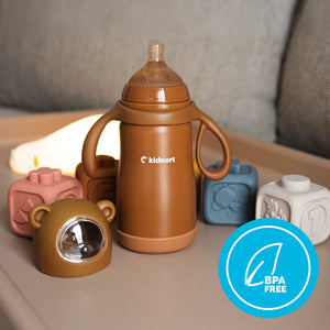 Biberon e Borraccia in Acciaio inox Paere 270 ml Brown - 6