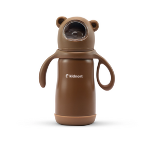 Biberon e Borraccia in Acciaio inox Paere 270 ml Brown