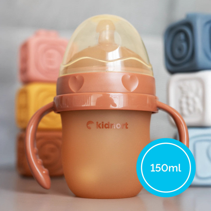 Biberon in silicone Medicale Medicale Eple 150 ml Brown - 4