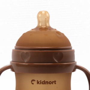 Biberon in silicone Medicale Medicale Eple 240 ml Brown - 3