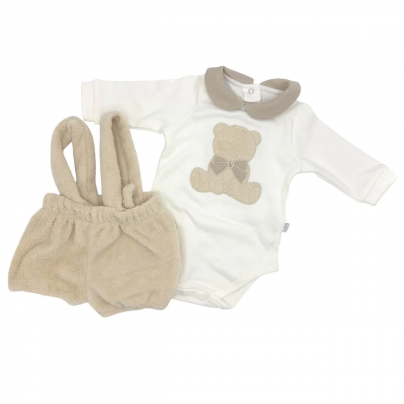 Salopette In Velluto Nazareno Gabrielli 0/1 Mese - 2