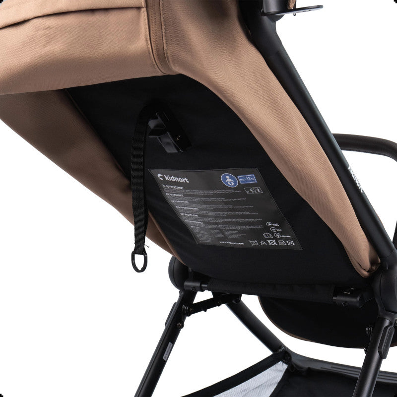 Passeggino Con Chiusura Automatica Snøugle Kidnort Light Grey - 16