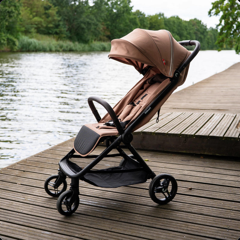 Passeggino Con Chiusura Automatica Snøugle Kidnort Light Grey - 18