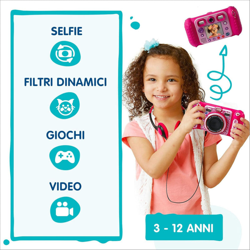 Macchina Fotografica per Bambini con +75 Filtri Blu - 4