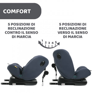 Seggiolino Chicco Auto Unico Evo Grey Black - 8