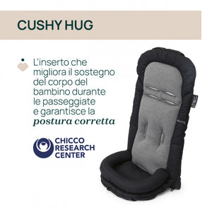 Riduttore Cushy Hug per Passeggino Chicco Mysa Black Satin