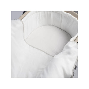 Set Mussole Pasito Pasito Little Bloom Fiori Grigio - 3