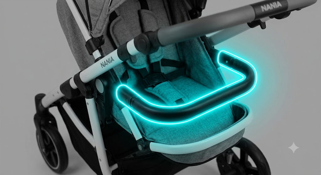 Madlo pro kočárek Vivace Peg Perego Bronzová