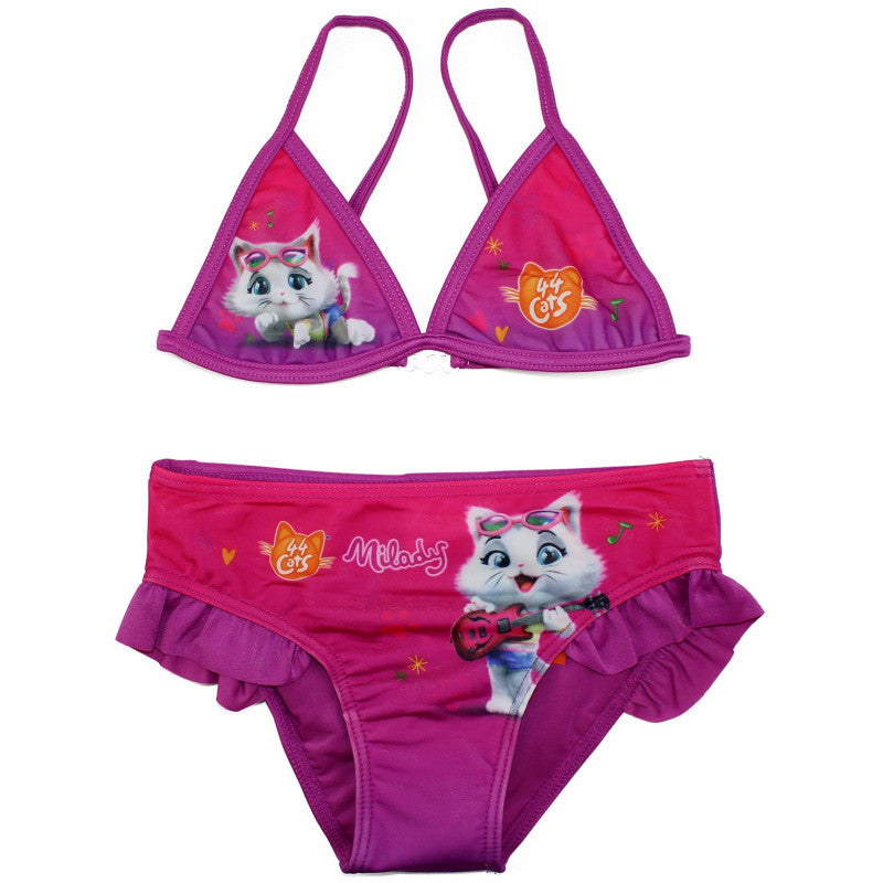 Costume Bikini 44 Gatti Fuxia - 3/4 Anni