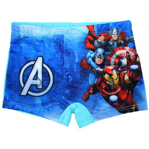 Costume Boxer Avengers Azzurro - 3/4 Anni - 2