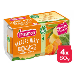 Omogeneizzato Verdure Miste Plasmon - 4 x 80 g