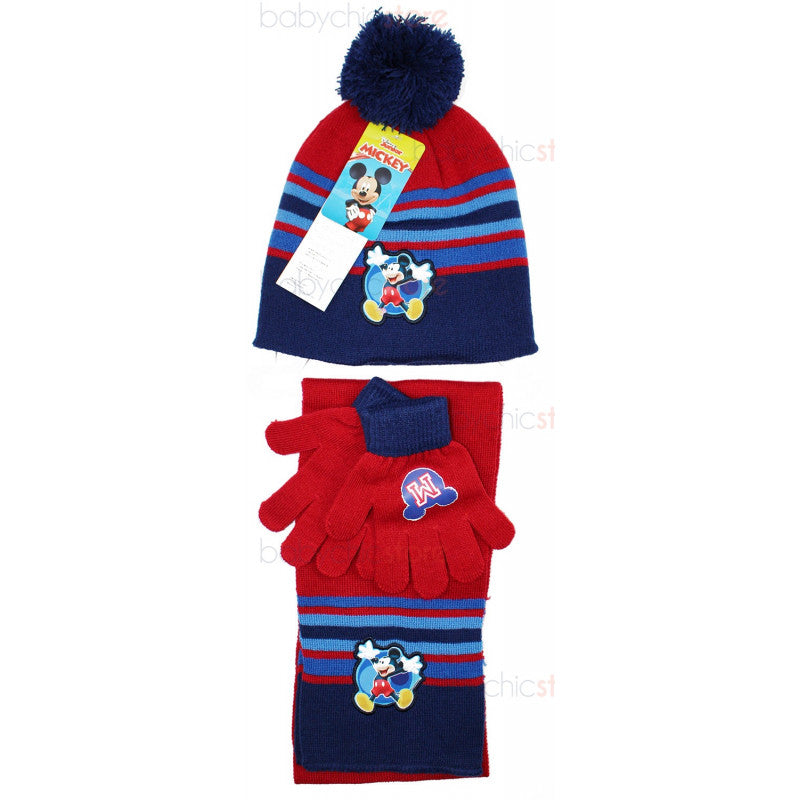 Set Sciarpa, Cappello e Guanti Mickey Mouse
