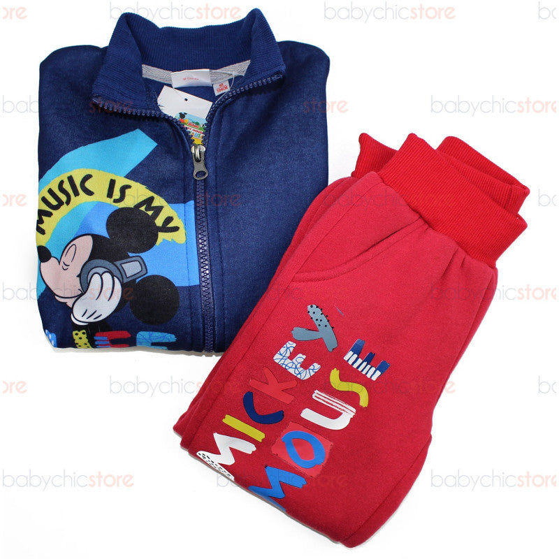 Jogging Set Mickey Mouse - Rosso/Blu - 3 Anni - 6