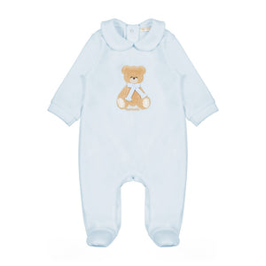 Tutina Azzurra Collezione Pallino - 6 Mesi