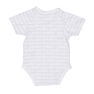 Body Maniche Corte Nanan Bianco 0-6 MesI - 2