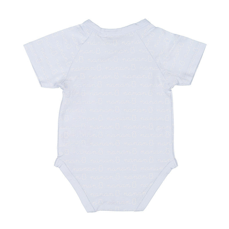 Body Maniche Corte Nanan Azzurro 0-6 MesI - 2