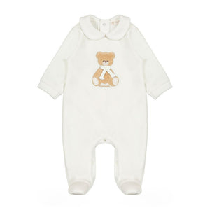 Tutina Bianca Collezione Pallino - 6 Mesi