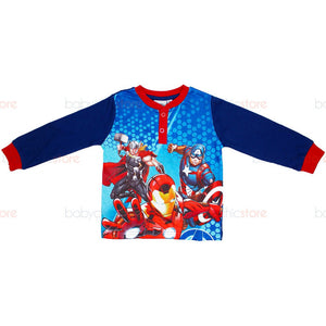 Pigiama Primavera/Estate Avengers Rosso - 3 Anni - 2