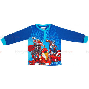 Pigiama Primavera/Estate Avengers Blu - 8 Anni - 2