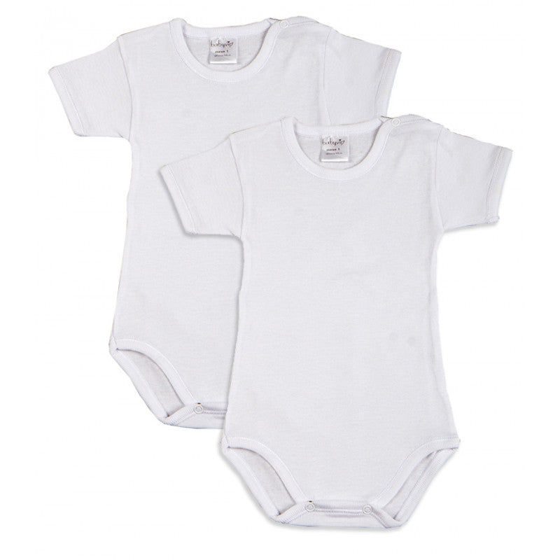 Set 2 Body Neonato a Mezza Manica - 1 Mese