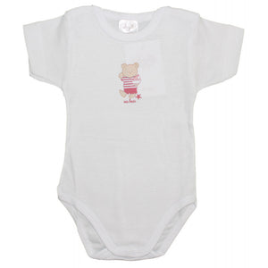 Set 2 Body Orsetto Rosa - 6 Mesi - 2
