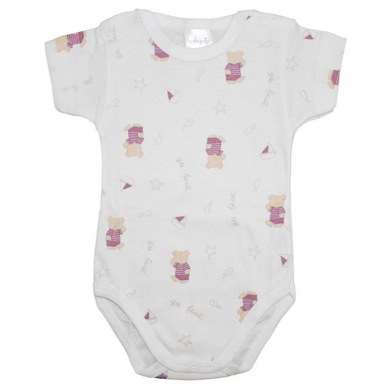 Set 2 Body Orsetto Rosa - 12 Mesi - 3
