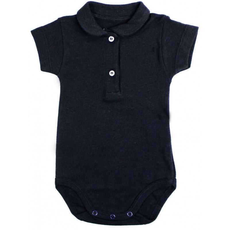 Body Neonato modello Polo Blu - 12 Mesi